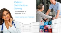 patient satisfaction survey using Android tablet