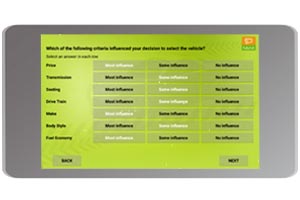 the RollaPoll survey also supports opinion grid question types