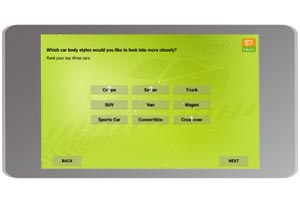 respondents are offered survey questions where they can rank their top three favorite answer choices