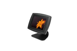 slide mobile survey tablets into tablet enclosure